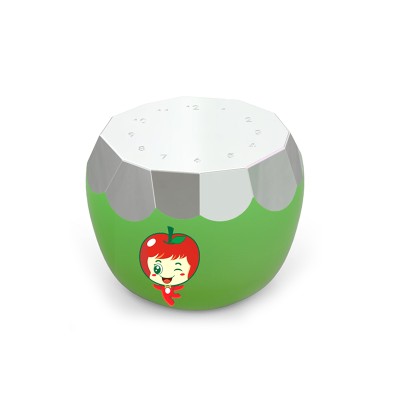 不锈钢苹果切面坐凳