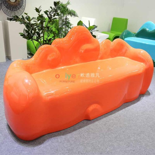 玻璃钢展会沙发 玻璃钢展会沙发