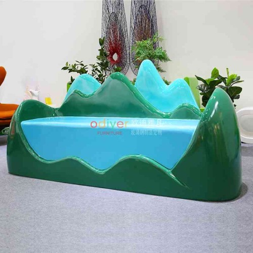 玻璃钢展会沙发 玻璃钢展会沙发