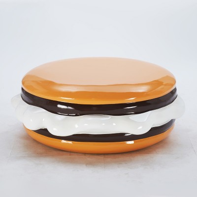 玻璃钢汉堡坐凳