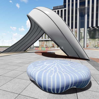 玻璃钢水母坐凳