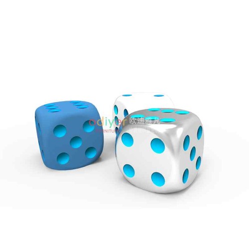 玻璃钢骰子坐凳 玻璃钢骰子坐凳