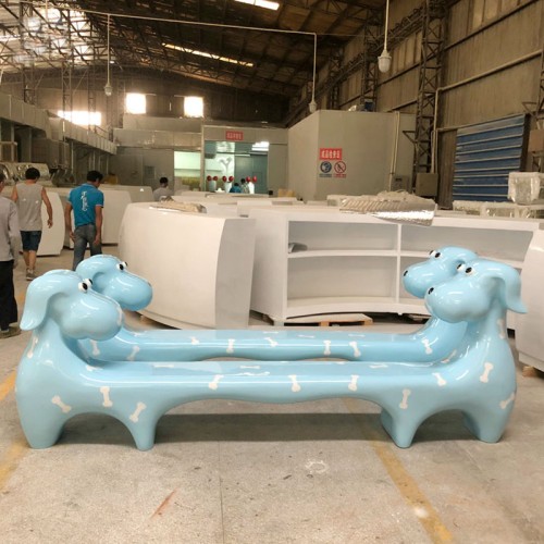 玻璃钢卡通动物座椅 玻璃钢卡通动物座椅