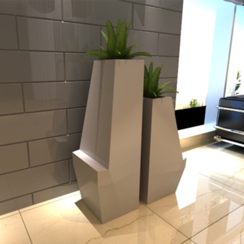 玻璃钢异形组合花盆 玻璃钢异形组合花盆