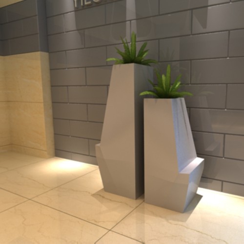 玻璃钢异形组合花盆 玻璃钢异形组合花盆