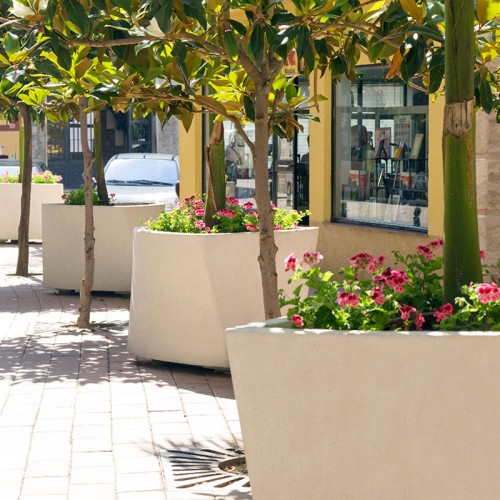 三角形户外玻璃钢花箱 三角形户外玻璃钢花箱