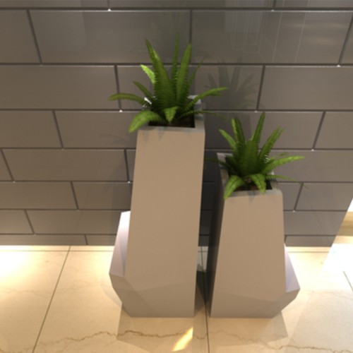 玻璃钢异形组合花盆 玻璃钢异形组合花盆