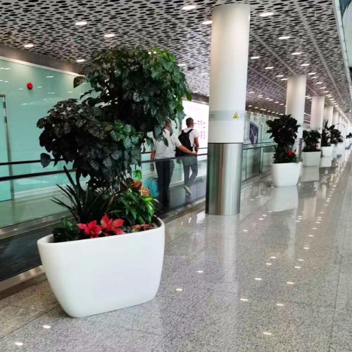 商场异形玻璃钢花箱 商场异形玻璃钢花箱