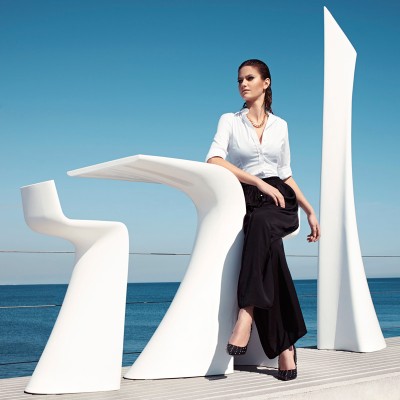 玻璃钢7型海滩座椅