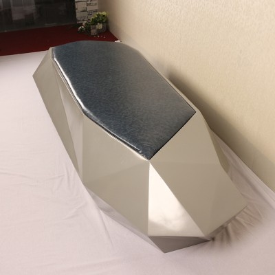 玻璃钢切面软包座椅