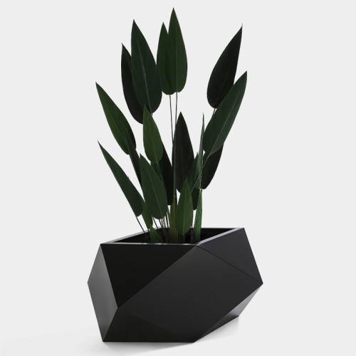 不锈钢菱形花盆 不锈钢菱形花盆