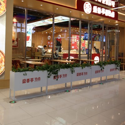 市政商业街区不锈钢花箱景区园林艺术花盆