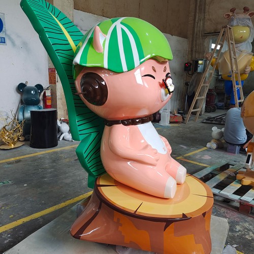 玻璃钢卡通雕塑艺术造型景观小品摆件 玻璃钢卡通雕塑艺术造型景观小品摆件