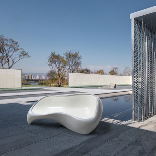 玻璃钢葫芦造型座椅创意户外景观坐凳 玻璃钢葫芦造型座椅创意户外景观坐凳