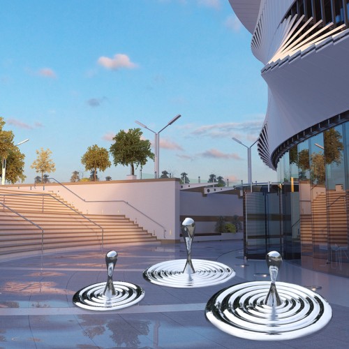 不锈钢水滴雕塑水景艺术景观造型摆件 不锈钢水滴雕塑水景艺术景观造型摆件