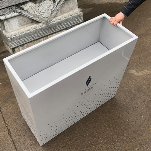 不锈钢长方形花箱市政街区景观花盆 不锈钢长方形花箱市政街区景观花盆