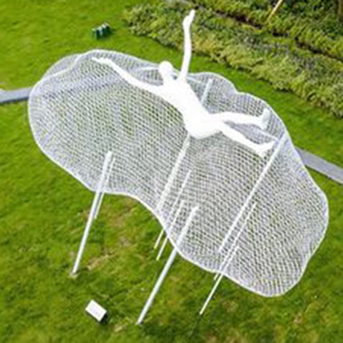 玻璃钢云朵雕塑不锈钢艺术景观云朵摆件 玻璃钢云朵雕塑不锈钢艺术景观云朵摆件