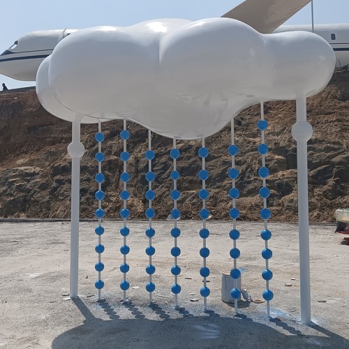 玻璃钢云朵雕塑不锈钢艺术景观云朵摆件 玻璃钢云朵雕塑不锈钢艺术景观云朵摆件