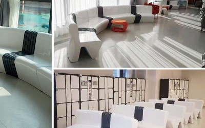 江苏苏州明基医院玻璃钢座椅家具案例 江苏苏州明基医院玻璃钢座椅家具案例