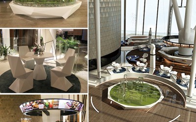 广东深圳前海时代售楼部玻璃钢沙盘前台家具案例 广东深圳前海时代售楼部玻璃钢沙盘前台家具案例