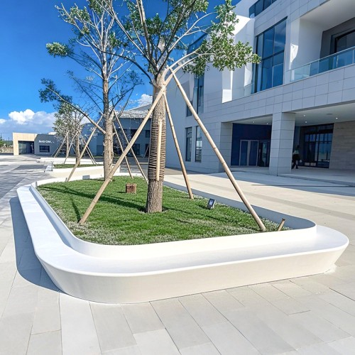 玻璃钢方形树池坐凳户外景观花坛花池座椅 玻璃钢方形树池坐凳户外景观花坛花池座椅