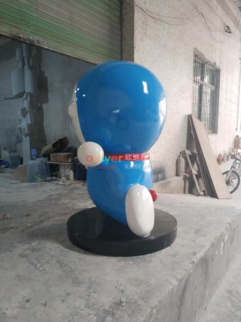 哆啦A梦机器猫玻璃钢卡通雕塑