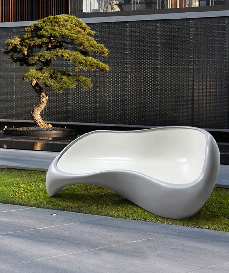 玻璃钢葫芦造型座椅创意户外景观坐凳