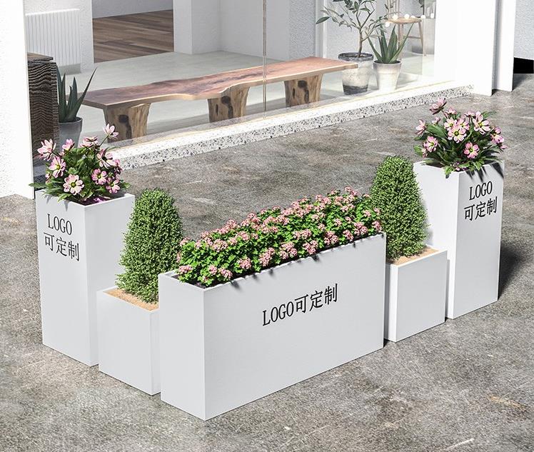 市政景观工程不锈钢花箱户外街区花盆 市政景观工程不锈钢花箱户外街区花盆