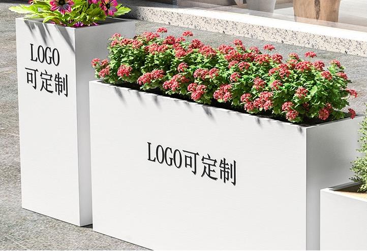 市政景观工程不锈钢花箱户外街区花盆 市政景观工程不锈钢花箱户外街区花盆