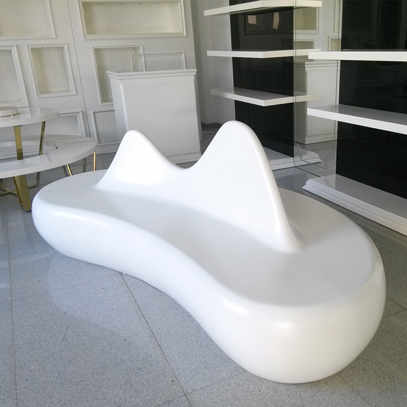 玻璃钢山峰造型座椅艺术景观创意户外坐凳