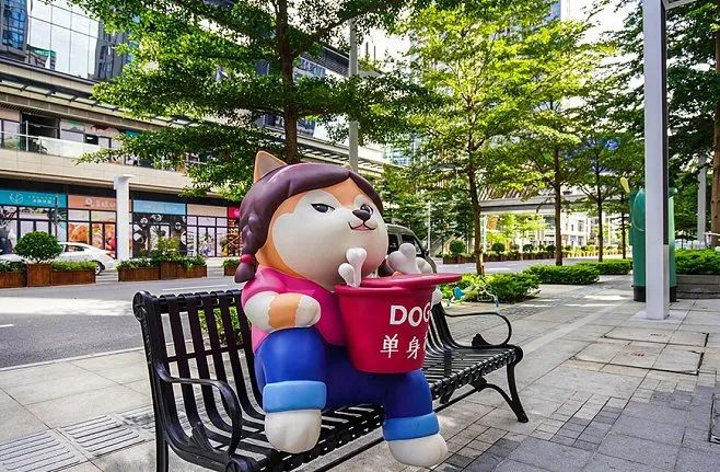 公园街区走廊适合摆放的景观IP形象雕塑 公园街区走廊适合摆放的景观IP形象雕塑