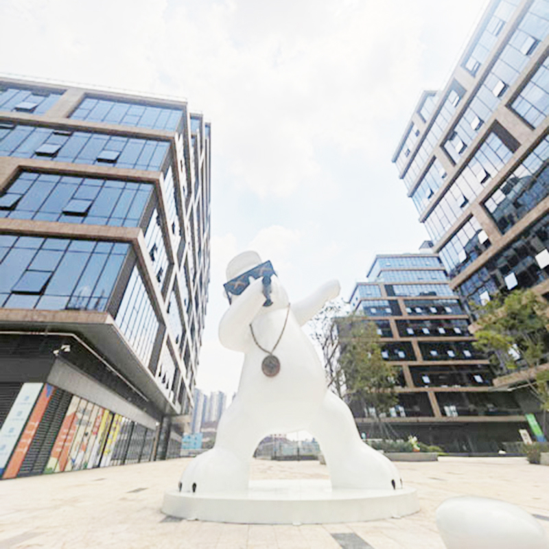 学校玻璃钢雕塑户外景观造型公仔摆件 学校玻璃钢雕塑户外景观造型公仔摆件