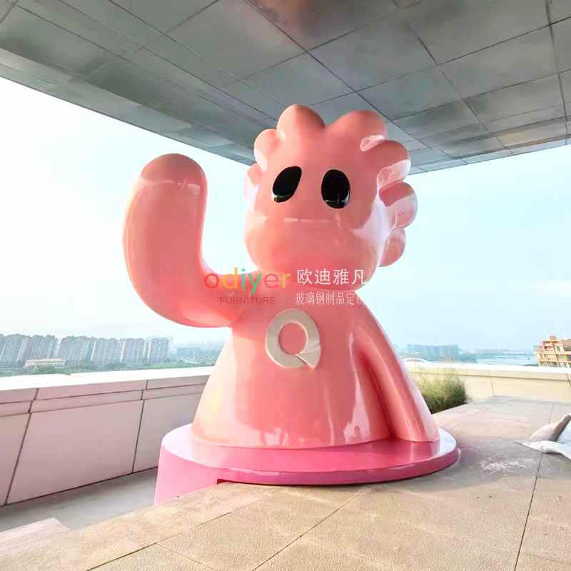 玻璃钢卡通造型雕塑大型户外观景台小品摆件 玻璃钢卡通造型雕塑大型户外观景台小品摆件