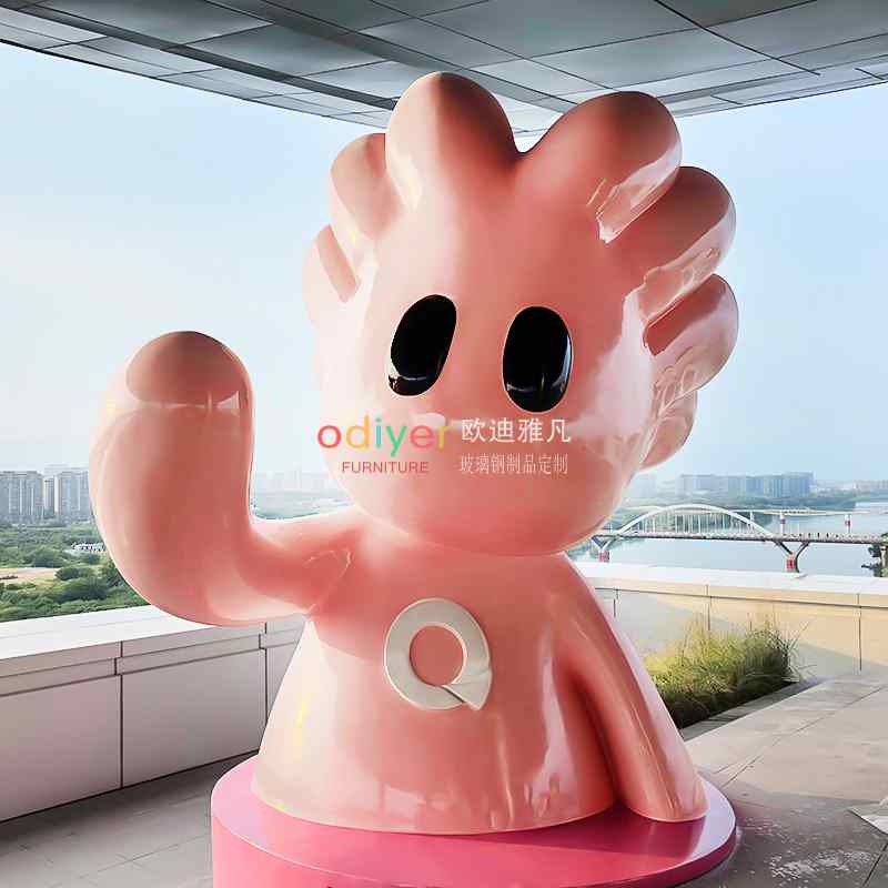 玻璃钢卡通造型雕塑大型户外观景台小品摆件 玻璃钢卡通造型雕塑大型户外观景台小品摆件