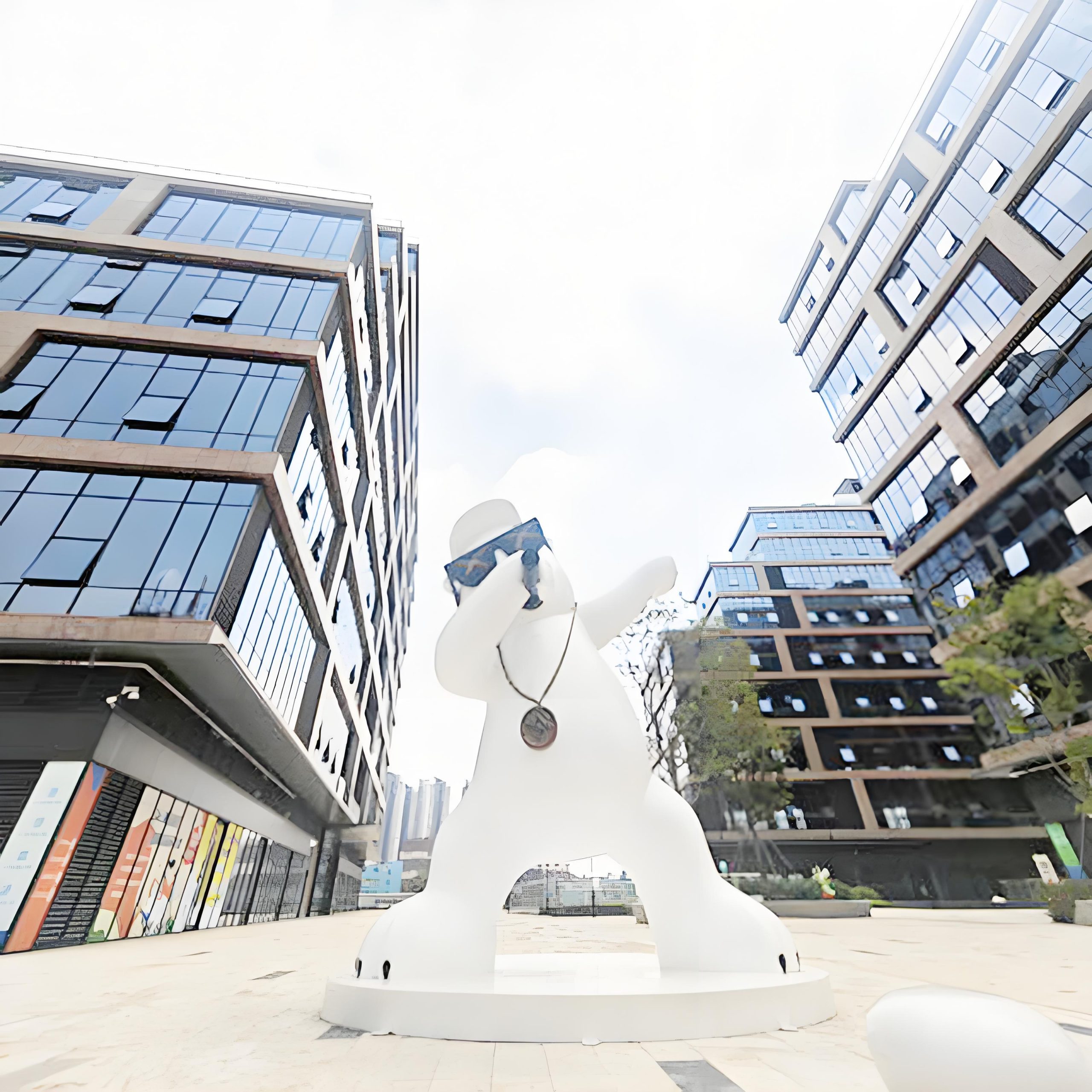 学校玻璃钢雕塑户外景观造型公仔摆件 学校玻璃钢雕塑户外景观造型公仔摆件